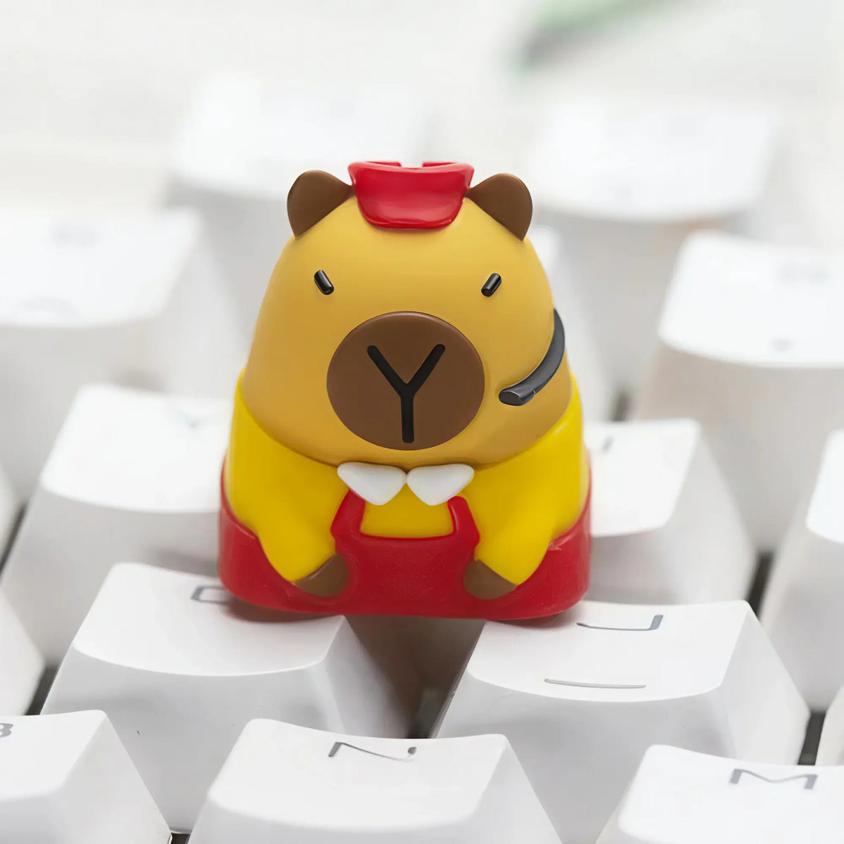 Capybara Burger Resin Artisan Keycap for Mechanical Keyboards