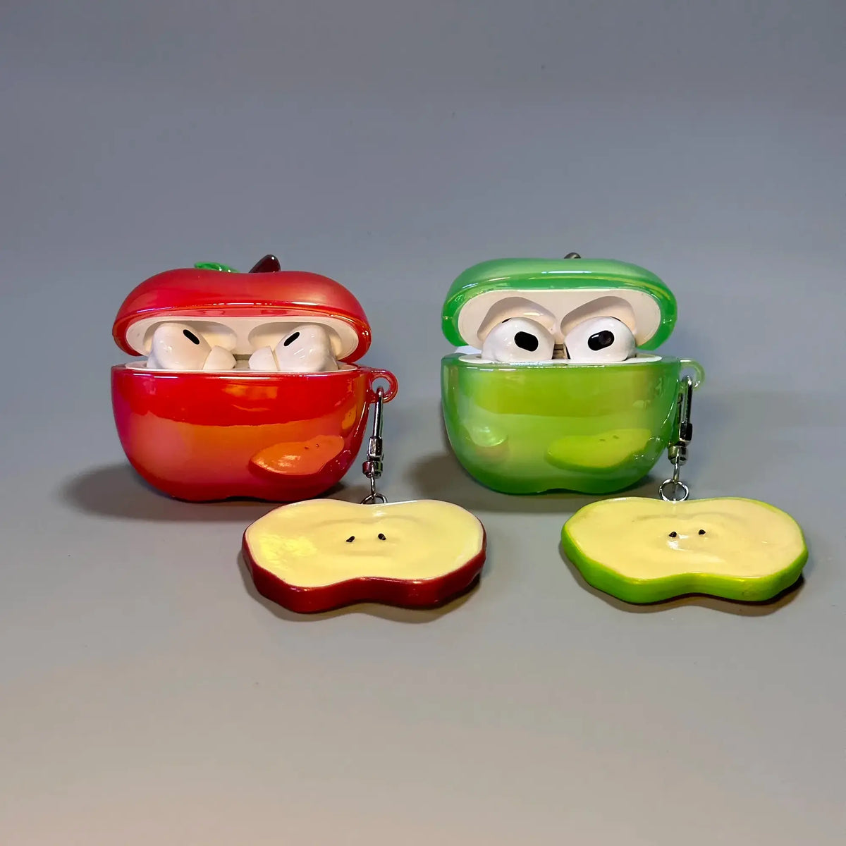 Creative Electroplated Realistic Apple AirPods Case