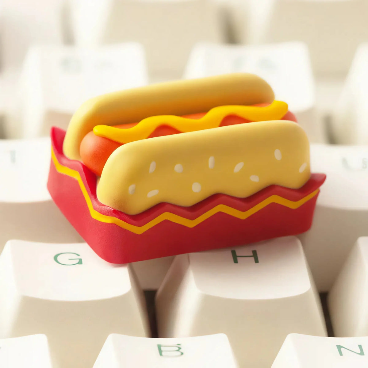 1.5U Hot Dog Resin Artisan Keycap for Mechanical Keyboards
