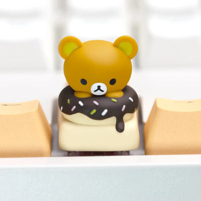 Bear Donut Resin Artisan Keycap for Mechanical Keyboards