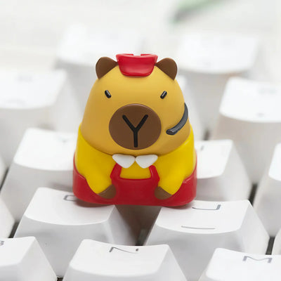 Capybara Burger Resin Artisan Keycap for Mechanical Keyboards