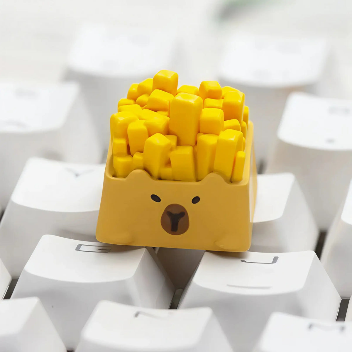 Capybara Burger Resin Artisan Keycap for Mechanical Keyboards