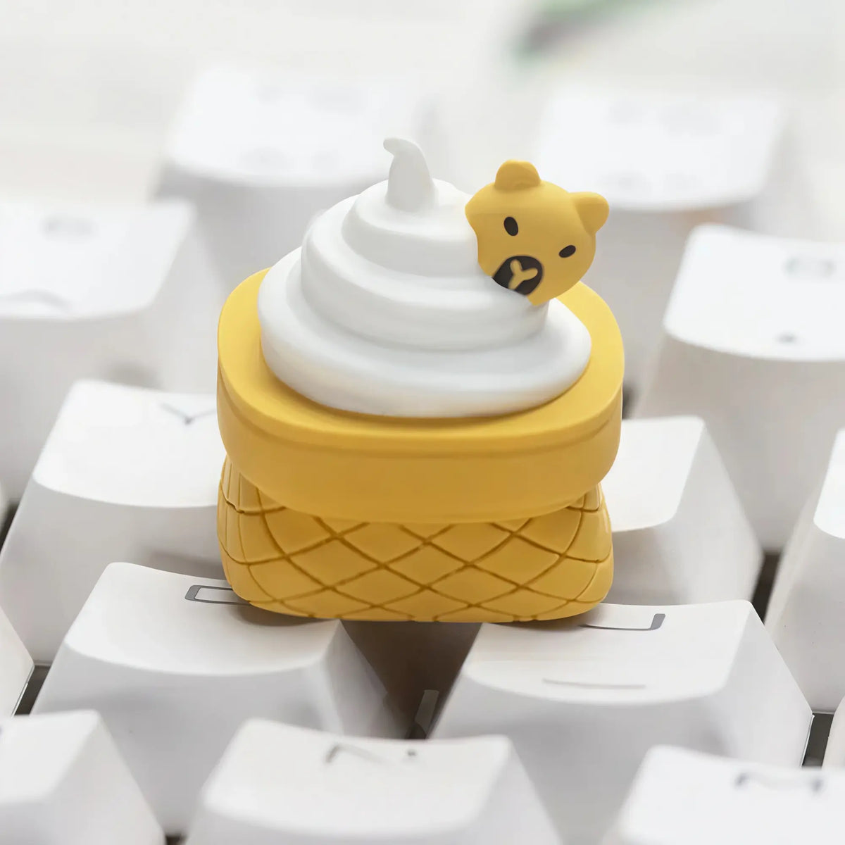 Capybara Burger Resin Artisan Keycap for Mechanical Keyboards