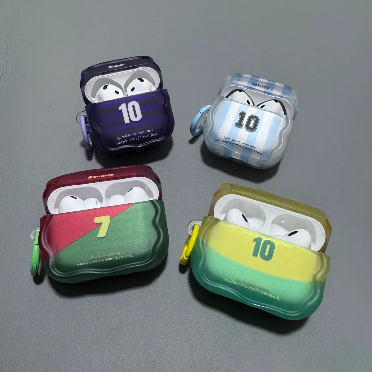 Creative Football Legend Jersey AirPods Case