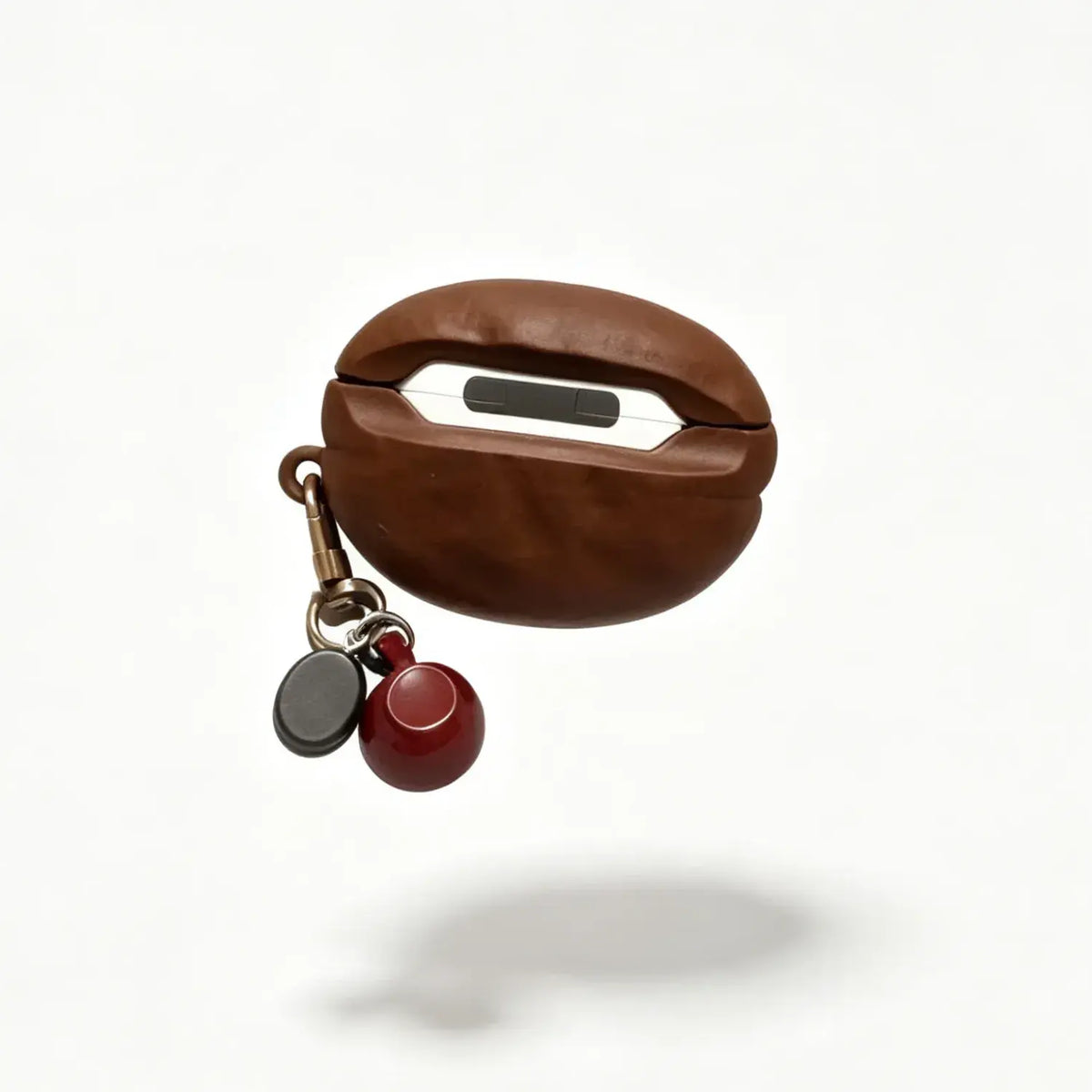 Cute Coffee Bean Silicone Soft AirPods Case