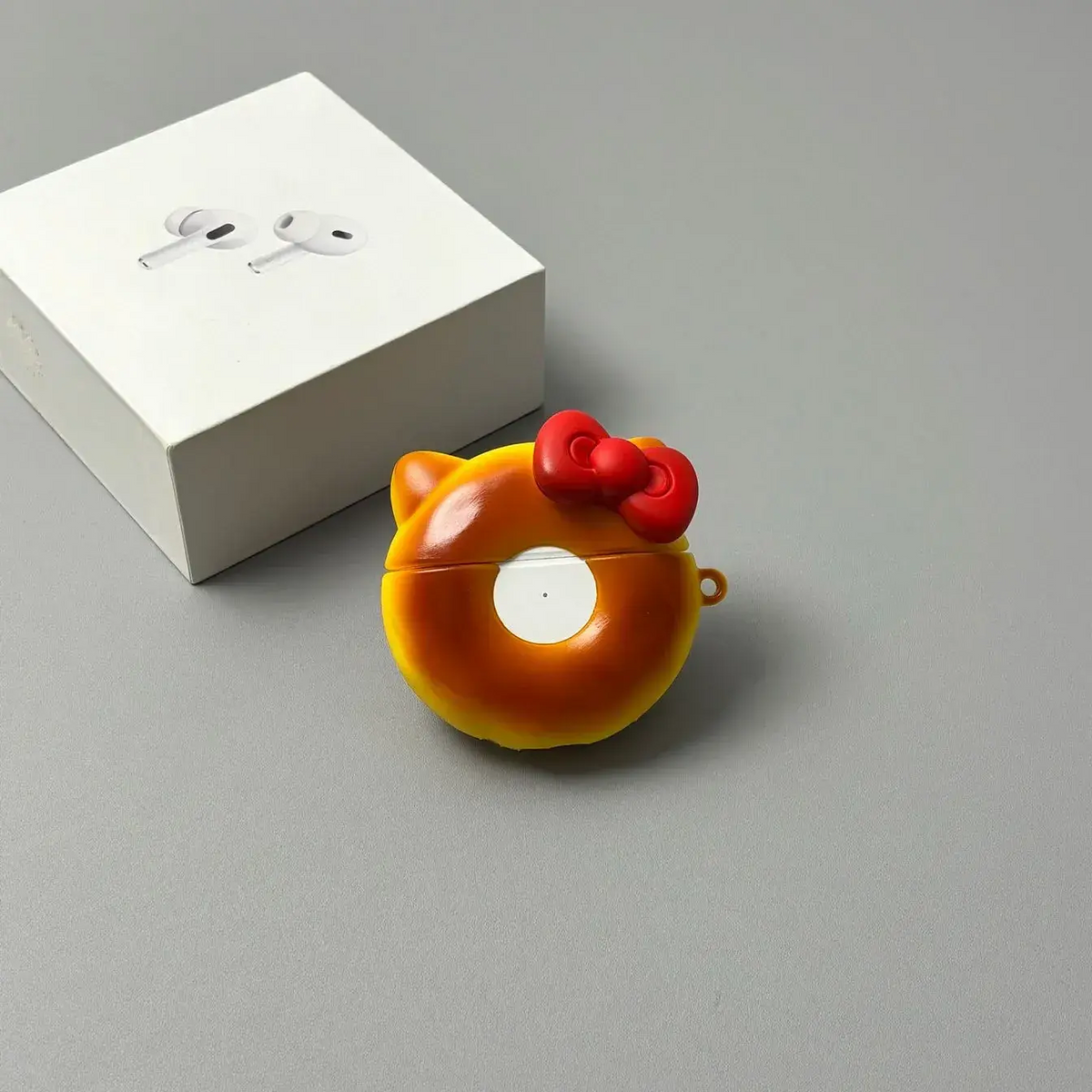 Cute Kitty Cat Donut AirPods Case