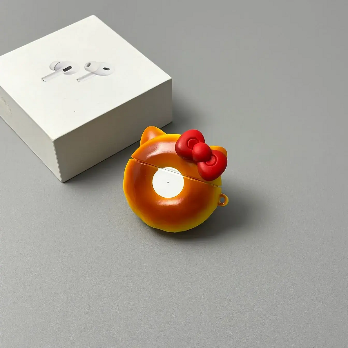 Cute Kitty Cat Donut AirPods Case