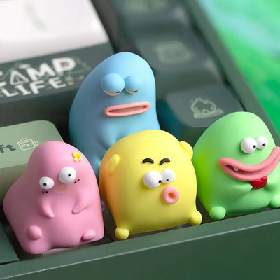 Cute Ugly Monster Artisan Keycap for Mechanical Keyboards