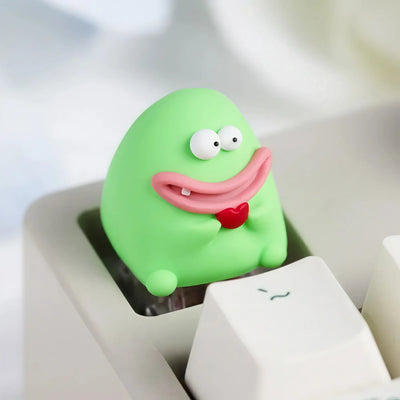 Cute Ugly Monster Artisan Keycap for Mechanical Keyboards