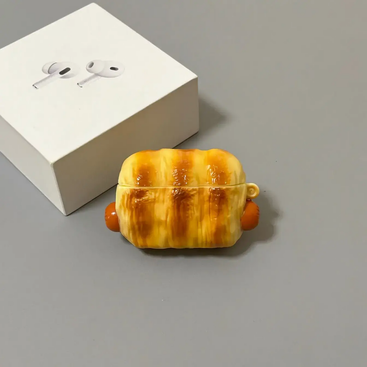 Fun Hot Dog Bun AirPods Case