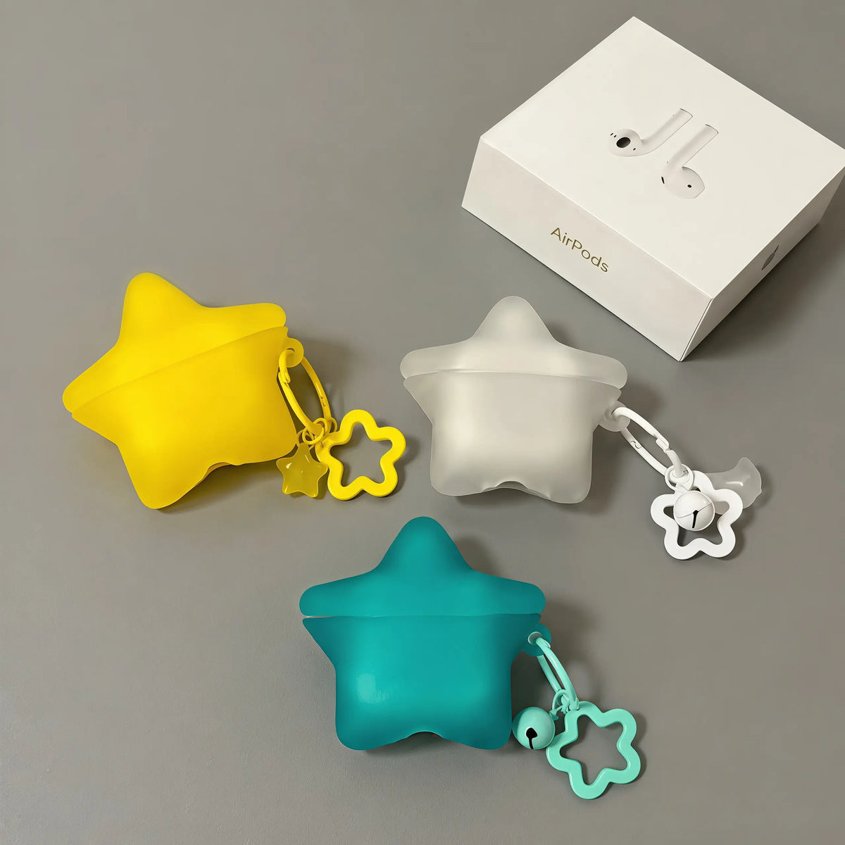 Glow-in-the-Dark Jelly Star AirPods Case