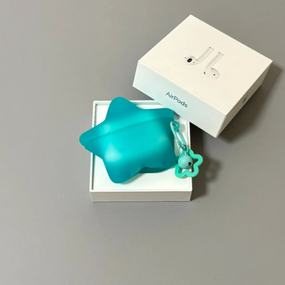 Glow-in-the-Dark Jelly Star AirPods Case