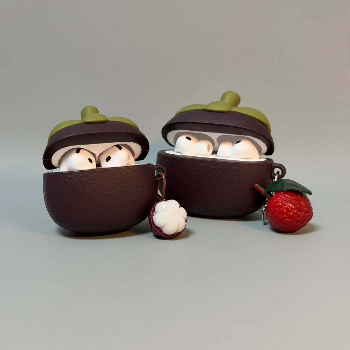 Novelty Realistic Mangosteen AirPods Case