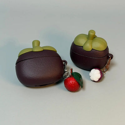 Novelty Realistic Mangosteen AirPods Case