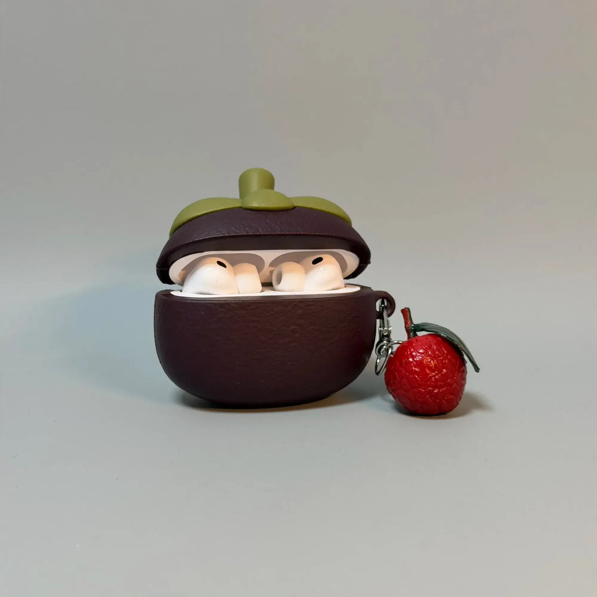 Novelty Realistic Mangosteen AirPods Case