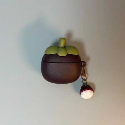 Novelty Realistic Mangosteen AirPods Case